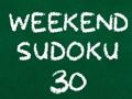 Jeu Week-end Sudoku 30  en ligne