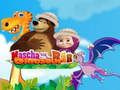 Jeu Masha et l'ours dinosaure en ligne Jeu Masha et l'ours dinosaure en ligne