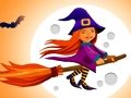 Jeu Puzzle mignon de sorcières d'Halloween  en ligne