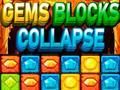 Jeu Les blocs de pierres précieuses s'effondrent  en ligne
