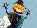 Jeu Livre de coloriage Halloween  en ligne