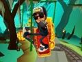 Jeu Surfeurs du métro : Halloween à Orléans  en ligne