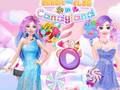 Jeu Barbie et Elsa au pays des bonbons  en ligne