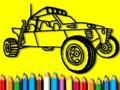 Jeu Retour à l'école : livre de coloriage voiture de rallye  en ligne