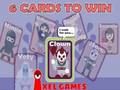 Jeu 6 cartes à gagner  en ligne