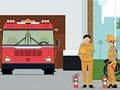 Jeu Puzzle de pompiers  en ligne