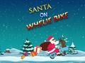 Jeu Père Noël sur Wheelie Bike  en ligne