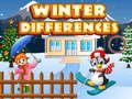 Jeu Différences hivernales  en ligne