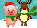 Jeu Animaux de Noël  en ligne