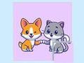 Jeu Casse-tête Chiens et Chats  en ligne
