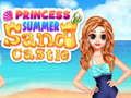 Jeu Château de sable d'été princesse  en ligne