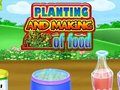 Jeu Plantation et fabrication de nourriture  en ligne