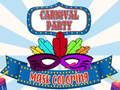Jeu Coloriage de masque de fête de carnaval  en ligne