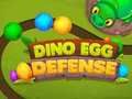 Jeu Défense d'œuf de dinosaure  en ligne