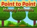 Jeu Point à point des animaux heureux  en ligne