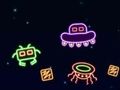 Jeu Envahisseurs au néon  en ligne