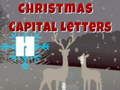 Jeu Lettres majuscules de Noël  en ligne
