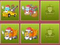 Jeu Souvenir des camions de Noël  en ligne