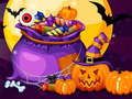 Jeu Puzzles d'Halloween de la maison de la sorcière  en ligne