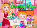 Jeu Temps de nettoyage de Baby Hazel  en ligne