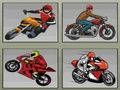 Jeu Mémoire de motos de course  en ligne