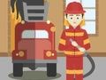 Jeu Match 3 des pompiers  en ligne