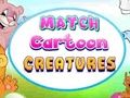 Jeu Faites correspondre des créatures de dessins animés  en ligne