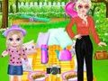 Jeu Journée de pique-nique familial princesse  en ligne