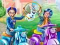Jeu Balade en scooter de princesse  en ligne