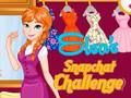 Jeu Le défi Snapchat d'Elsa  en ligne