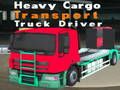 Jeu Conducteur de camion de transport de marchandises lourdes  en ligne