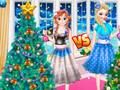 Jeu Sapin de Noël Ellie contre Annie  en ligne