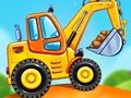 Jeu Jeux de camions construisant une maison  en ligne