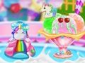 Jeu Machine à maïs à crème glacée licorne  en ligne