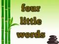 Jeu Quatre petits mots  en ligne