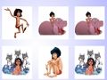 Jeu Match de carte mémoire Mowgli  en ligne