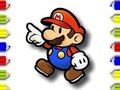 Jeu Retour à l'école Coloriage Mario  en ligne