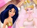 Jeu Mariage princesse rose et or  en ligne