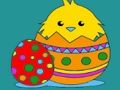 Jeu Livre de coloriage Pâques  en ligne