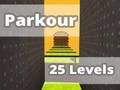 Jeu Parkour 25 niveaux  en ligne
