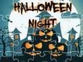 Jeu Puzzle de nuit d'Halloween  en ligne