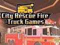 Jeu Jeux de camion de pompiers City Rescue en ligne Jeu Jeux de camion de pompiers City Rescue en ligne
