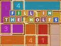 Jeu Remplir les trous  en ligne