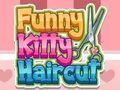 Jeu Coupe de cheveux drôle de chat  en ligne