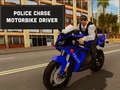 Jeu La police chasse le conducteur de moto  en ligne
