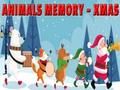 Jeu Souvenir d'animaux - Noël  en ligne