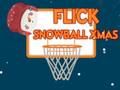 Jeu Flick boule de neige de Noël  en ligne