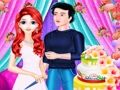 Jeu Gâteau de cuisine de mariage fille sirène  en ligne