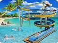 Jeu Aventure sur le toboggan aquatique  en ligne