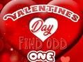 Jeu Saint Valentin Trouver l'intrus  en ligne